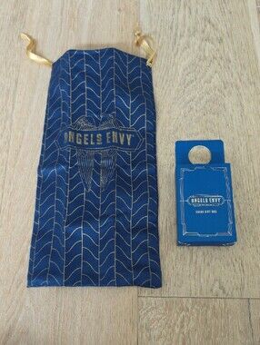 Angels Blue Suede Gift Bag